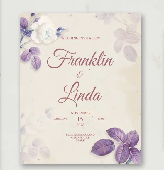 Elegant Wedding Invitations