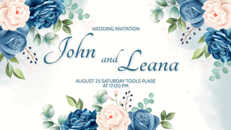 Wedding invitation templates to customize