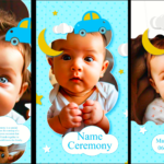Naming Ceremony Invitation card