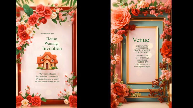 Housewarming Invitation on WhatsApp