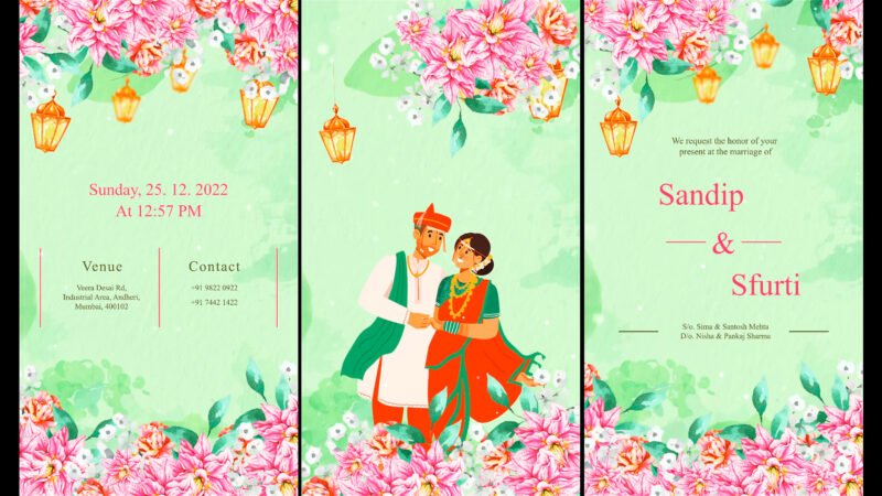 Maharashtrian Wedding Invitation