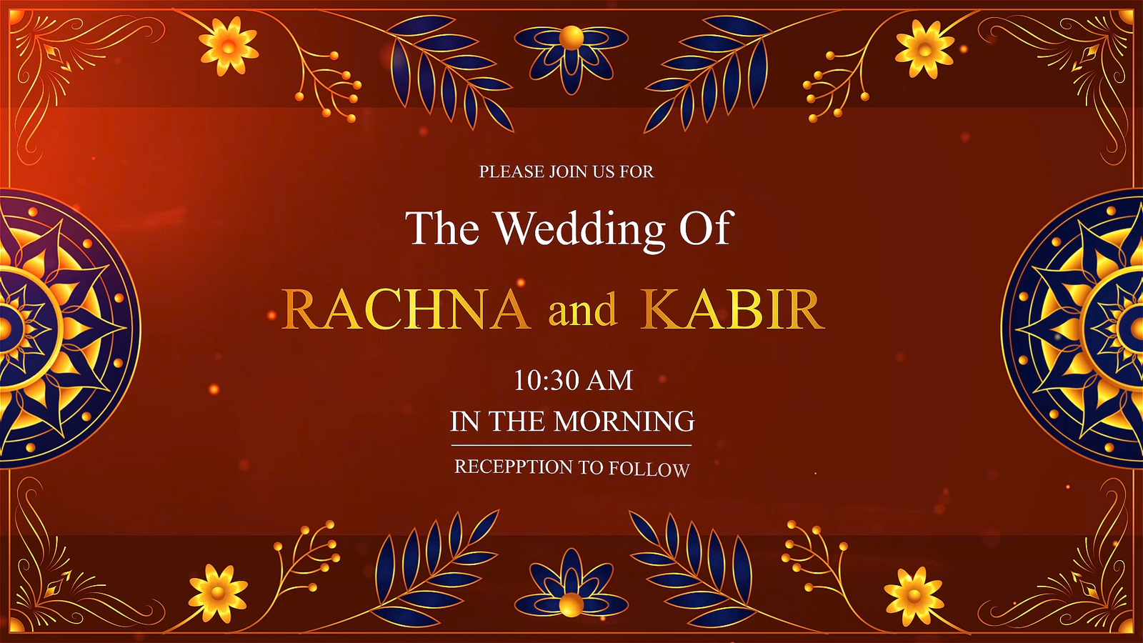 Indian Hindu Wedding Invitation Videos