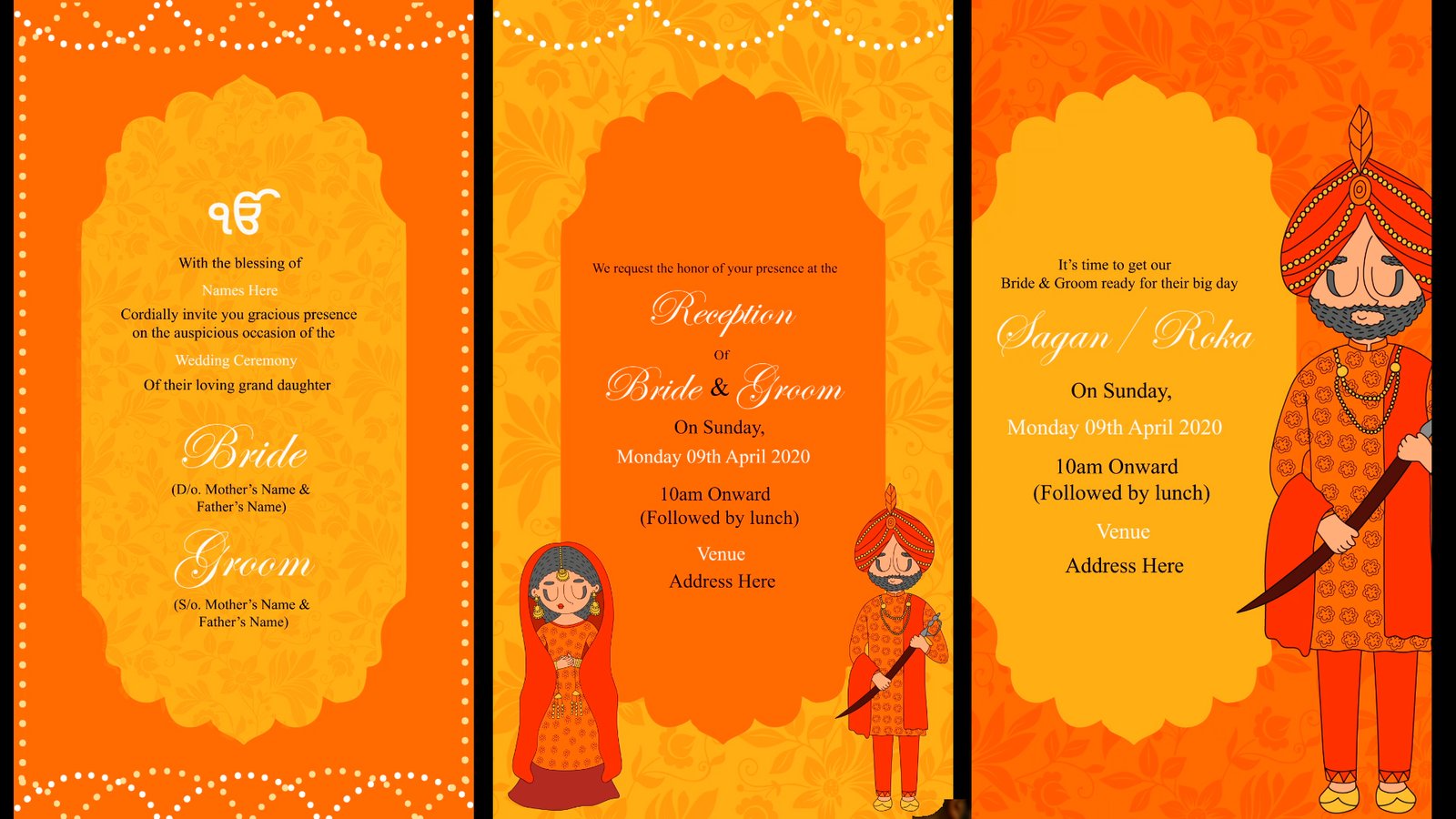 Punjabi Wedding Invitation