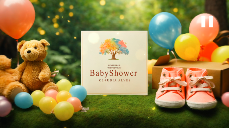 indian baby shower invitation