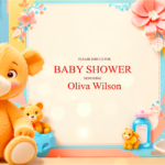 baby shower video invitation