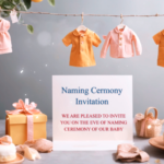 Beautiful Naming Ceremony Invitations