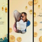 Gold Nikah Wedding Invitation Video