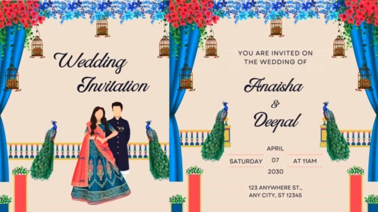 Indian Wedding Ceremony Invite