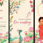 Pink Wedding Invitation on Instagram