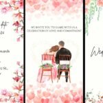 Bright & Colorful Wedding Invite