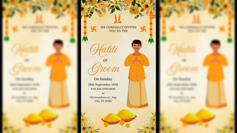 Celebrate Our Haldi Ceremony!