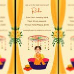 Haldi Celebration Invitation