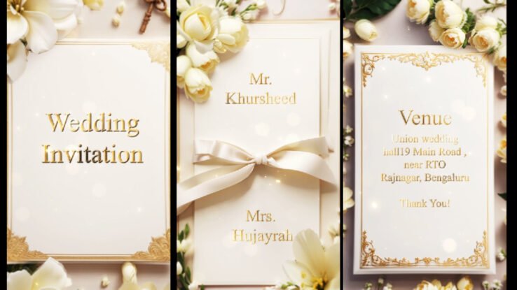 Islamic Wedding Invitation Video