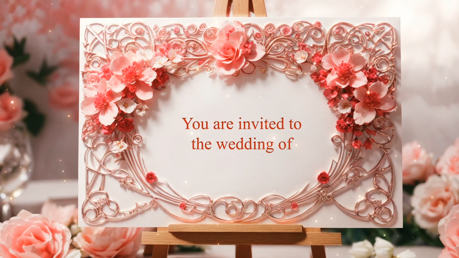 Animated wedding invitation video templates free download