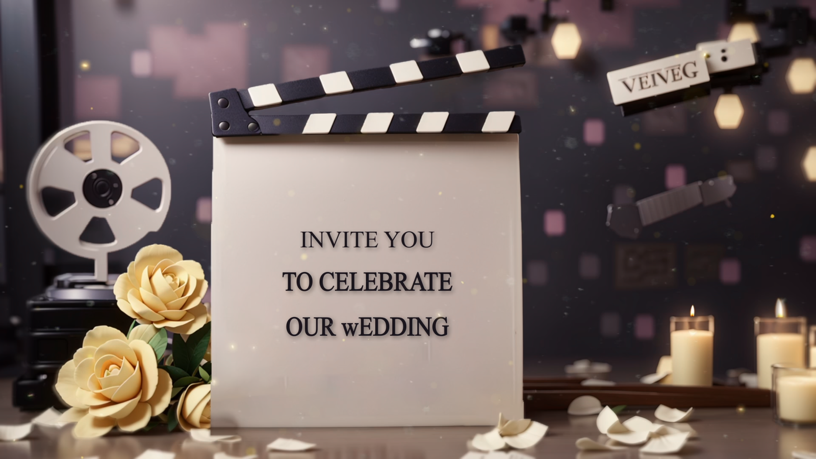 Indian wedding invitation video templates