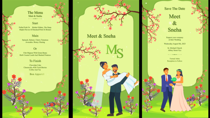 Wedding invitation templates free