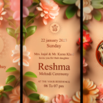 3D wedding customisable invitation free 2025