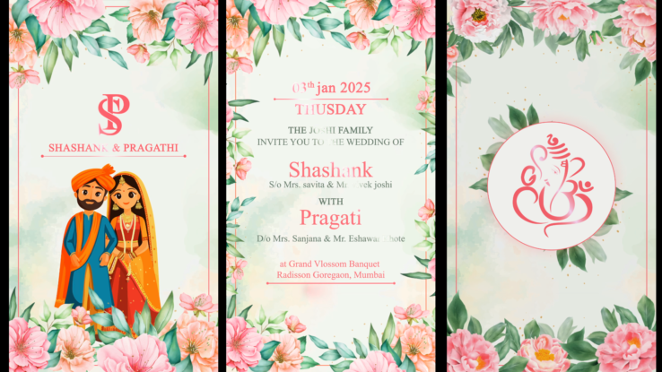 Wedding invitation video online free