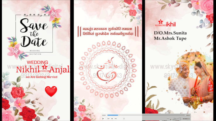 Custom Online Wedding Invitations