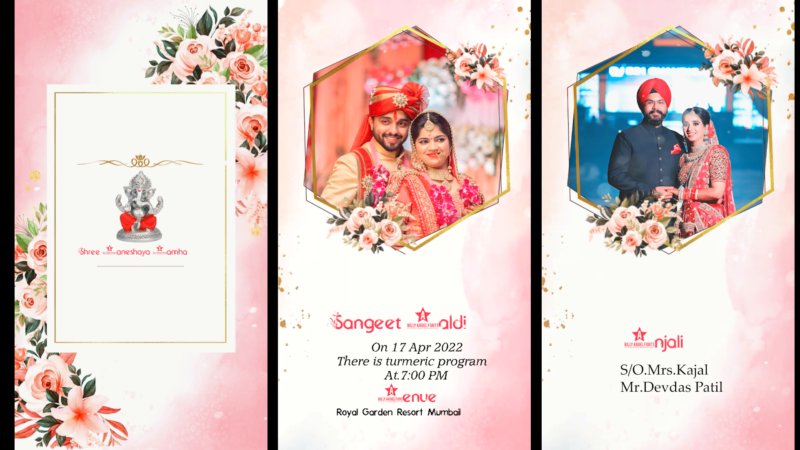 Free Online Wedding Invitation Video Maker