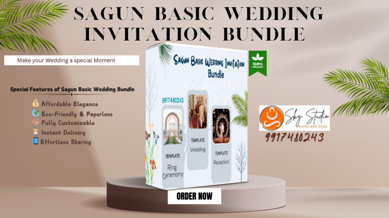 Sagun Basic Wedding Invitation Bundle