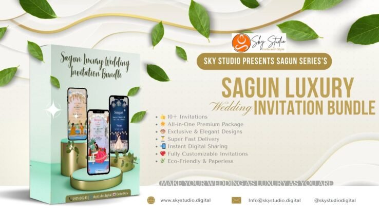 Sagun Luxury Wedding invitation Bundle